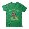 All Is Calm Said No Teacher Ever Funny Book Christmas Tree Shirt & Sweatshirt | teecentury