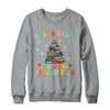 All Is Calm Said No Teacher Ever Funny Book Christmas Tree Shirt & Sweatshirt | teecentury