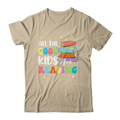 All The Cool Kids Are Reading Book Reading Teacher School Shirt & Tank Top | teecentury