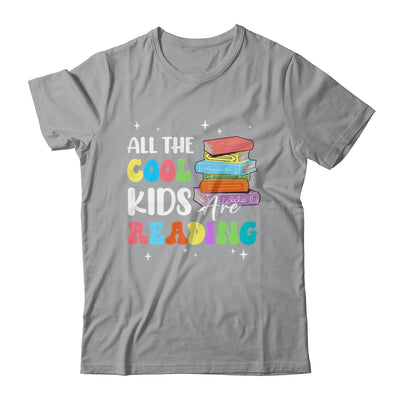 All The Cool Kids Are Reading Book Reading Teacher School Shirt & Tank Top | teecentury