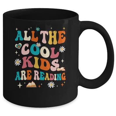 All The Cool Kids Are Reading Groovy Book Lovers World Book Mug | teecentury