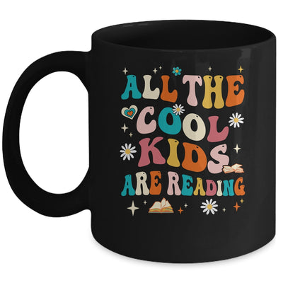 All The Cool Kids Are Reading Groovy Book Lovers World Book Mug | teecentury