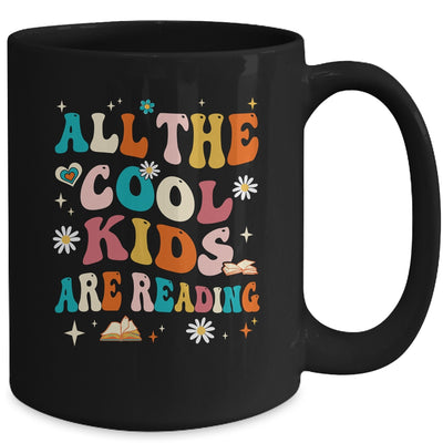 All The Cool Kids Are Reading Groovy Book Lovers World Book Mug | teecentury