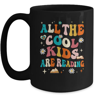 All The Cool Kids Are Reading Groovy Book Lovers World Book Mug | teecentury