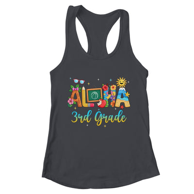Aloha 3rd Grade Teacher Life Summer Vacation School Beach Shirt & Tank Top | teecentury