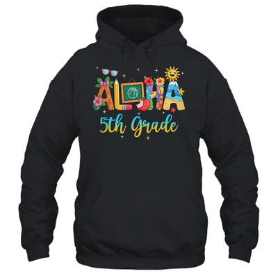 Aloha 5th Grade Teacher Life Summer Vacation School Beach Shirt & Tank Top | teecentury