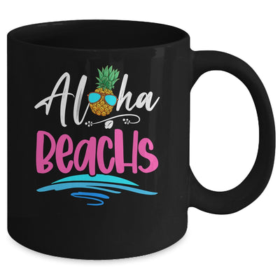 Aloha Beaches Hawaii Beach Summer Vacation Men Women Kids Mug | teecentury