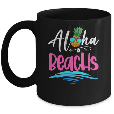 Aloha Beaches Hawaii Beach Summer Vacation Men Women Kids Mug | teecentury