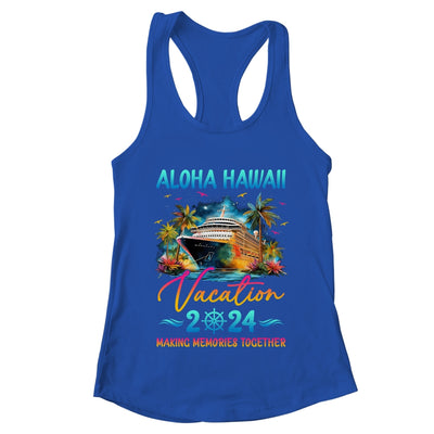 Aloha Hawaii Family Vacation 2024 Matching Group Summmer Shirt & Tank Top | teecentury