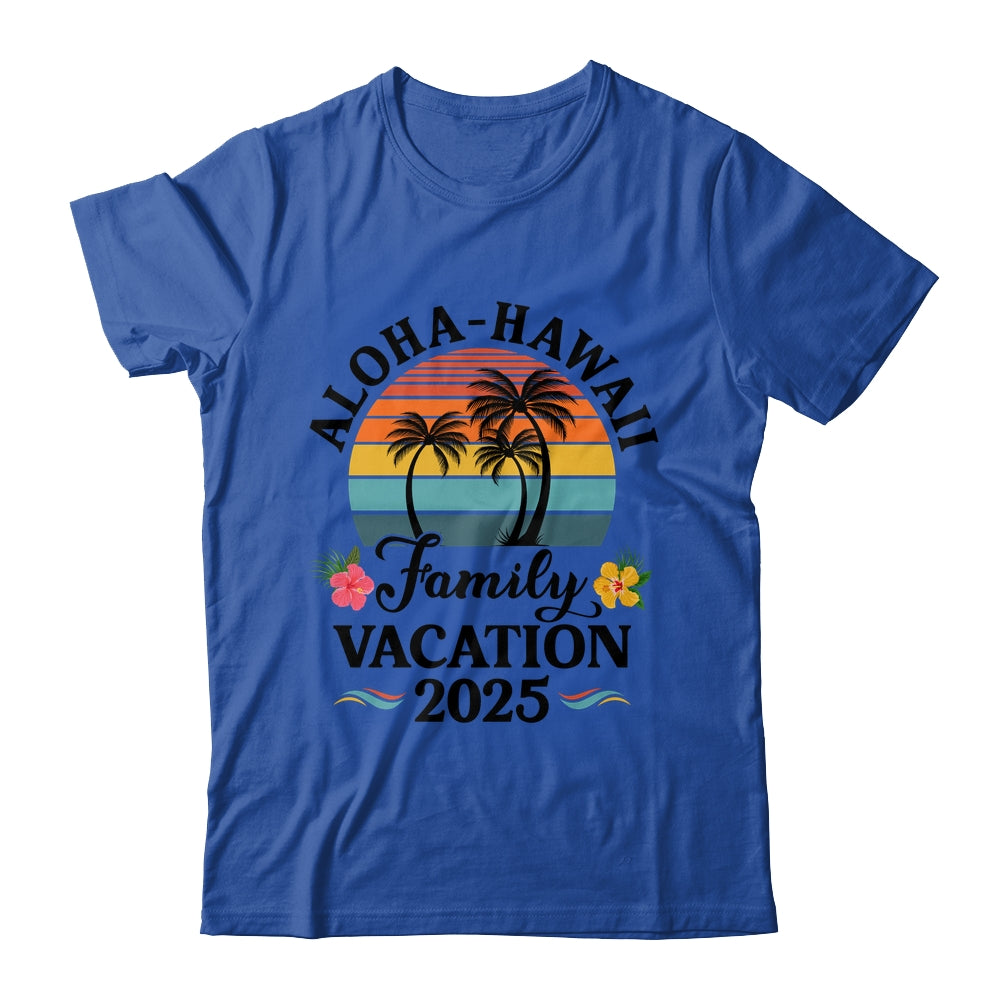 Aloha Hawaii Family Vacation 2025 Flower Hawaii Vacation Shirt & Tank Top | teecentury