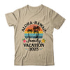 Aloha Hawaii Family Vacation 2025 Flower Hawaii Vacation Shirt & Tank Top | teecentury