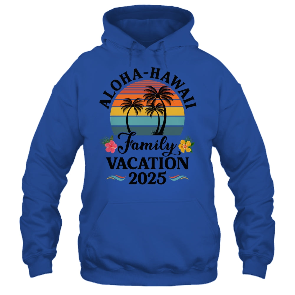 Aloha Hawaii Family Vacation 2025 Flower Hawaii Vacation Shirt & Tank Top | teecentury