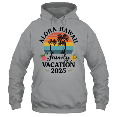 Aloha Hawaii Family Vacation 2025 Flower Hawaii Vacation Shirt & Tank Top | teecentury