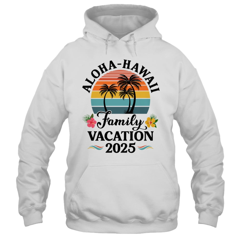 Aloha Hawaii Family Vacation 2025 Flower Hawaii Vacation Shirt & Tank Top | teecentury