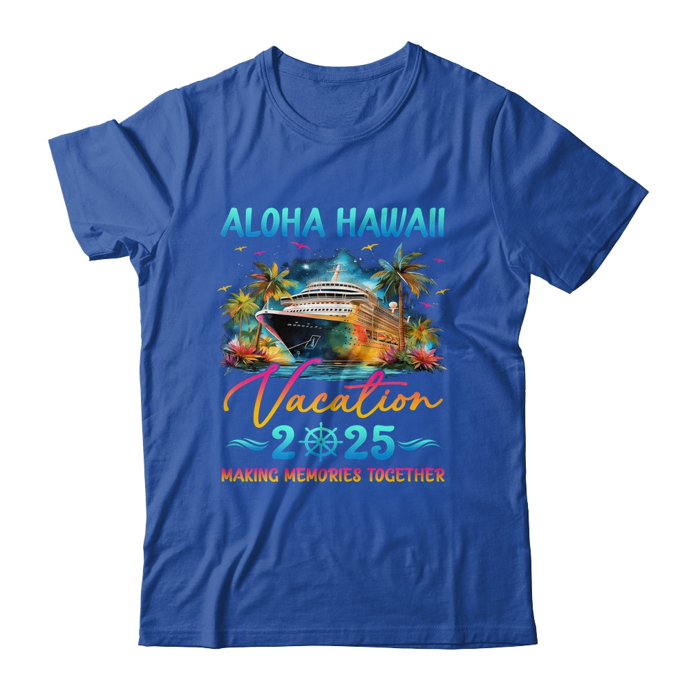 Aloha Hawaii Family Vacation 2025 Matching Group Summer Shirt & Tank Top | teecentury