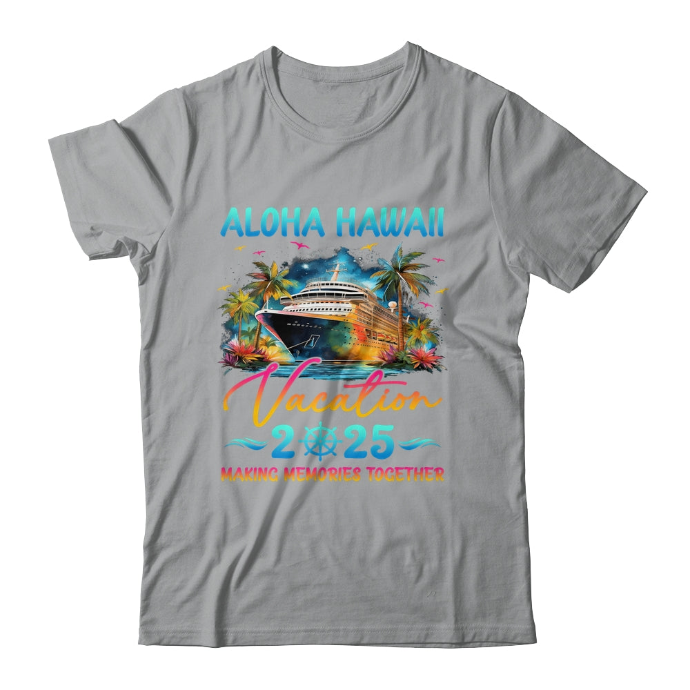 Aloha Hawaii Family Vacation 2025 Matching Group Summer Shirt & Tank Top | teecentury