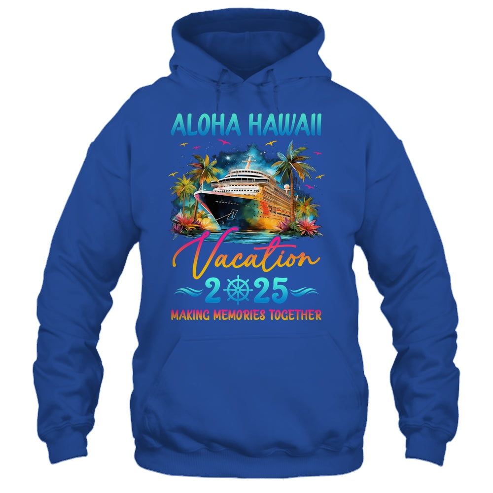 Aloha Hawaii Family Vacation 2025 Matching Group Summer Shirt & Tank Top | teecentury