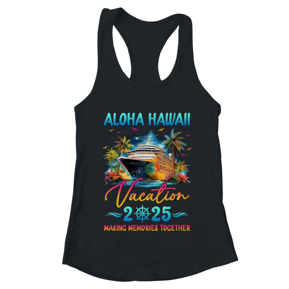 Aloha Hawaii Family Vacation 2025 Matching Group Summer Shirt & Tank Top | teecentury