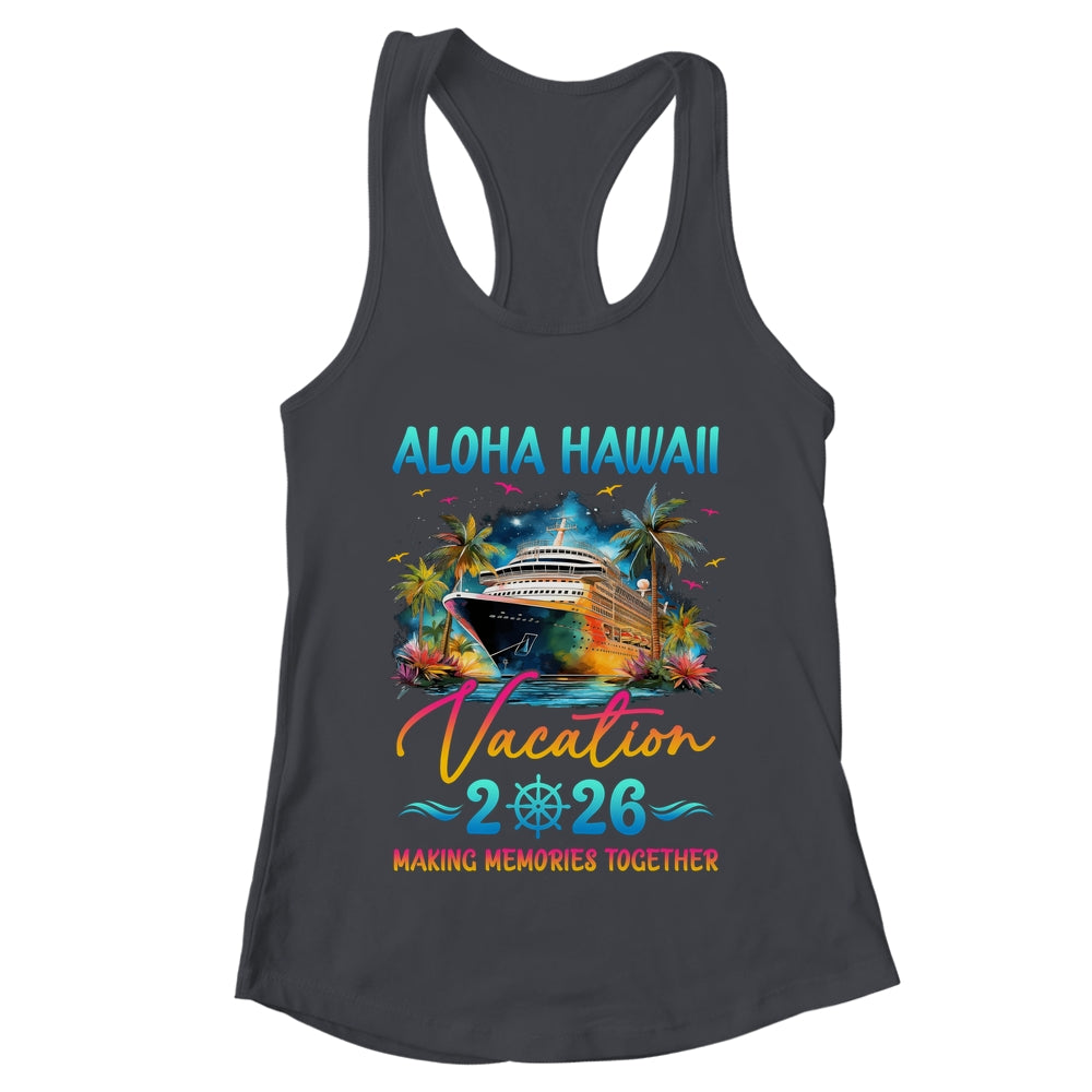 Aloha Hawaii Family Vacation 2026 Matching Group Summer Shirt & Tank Top | teecentury