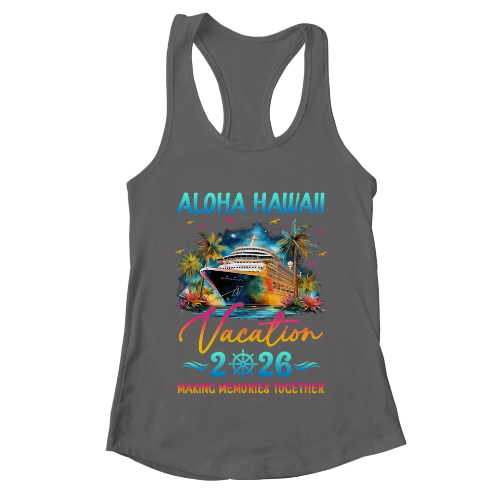 Aloha Hawaii Family Vacation 2026 Matching Group Summer Shirt & Tank Top | teecentury