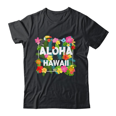 Aloha Hawaii Hibiscus Flowers Aesthetic Design For Men Women Shirt & Tank Top | teecentury