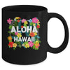 Aloha Hawaii Hibiscus Flowers Aesthetic Design For Men Women Mug | teecentury