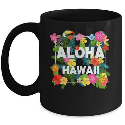 Aloha Hawaii Hibiscus Flowers Aesthetic Design For Men Women Mug | teecentury
