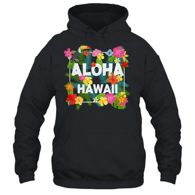 Aloha Hawaii Hibiscus Flowers Aesthetic Design For Men Women Shirt & Tank Top | teecentury