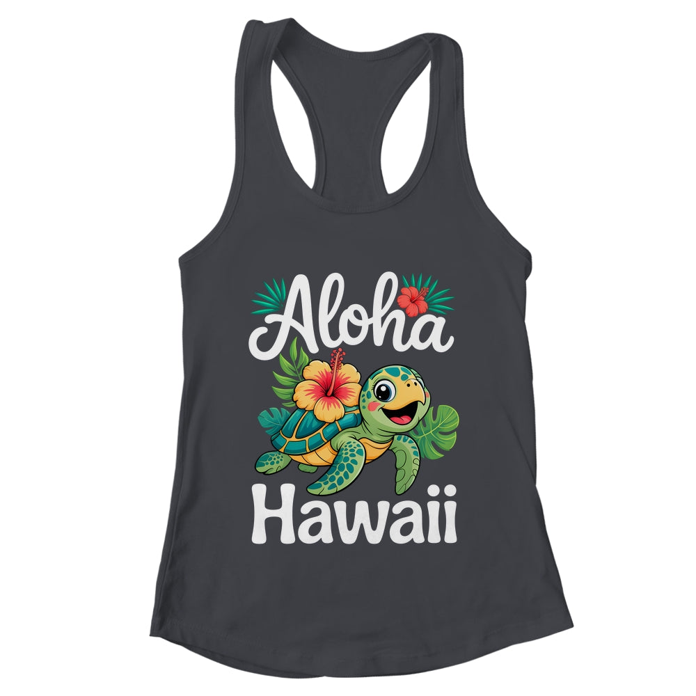 Aloha Hawaii Turtle Hawaiian Island Kids Men Women Boy Girls Shirt & Tank Top | teecentury