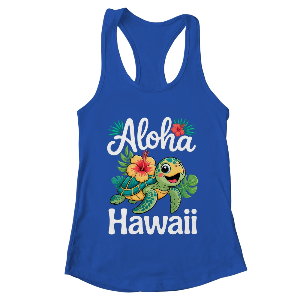 Aloha Hawaii Turtle Hawaiian Island Kids Men Women Boy Girls Shirt & Tank Top | teecentury