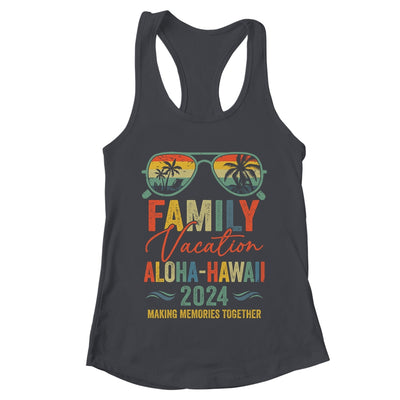 Aloha Hawaii Vacation 2024 Matching Family Group Summer Shirt & Tank Top | teecentury