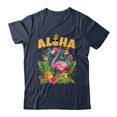 Aloha Hawaiian Hawaii Flamingo Kids Teen Girls Women Shirt & Tank Top | teecentury