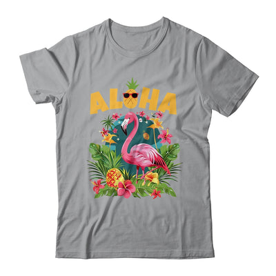 Aloha Hawaiian Hawaii Flamingo Kids Teen Girls Women Shirt & Tank Top | teecentury