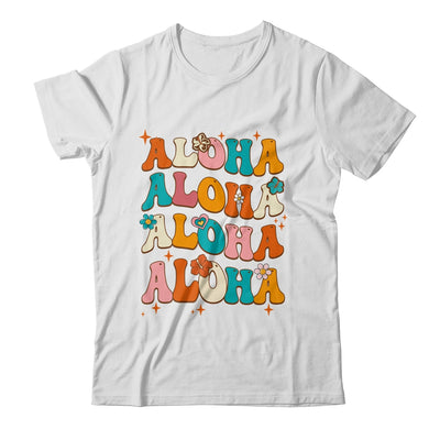 Aloha Hawaiian Vintage Hawaii Vacation Women Girls Groovy Shirt & Tank Top | teecentury