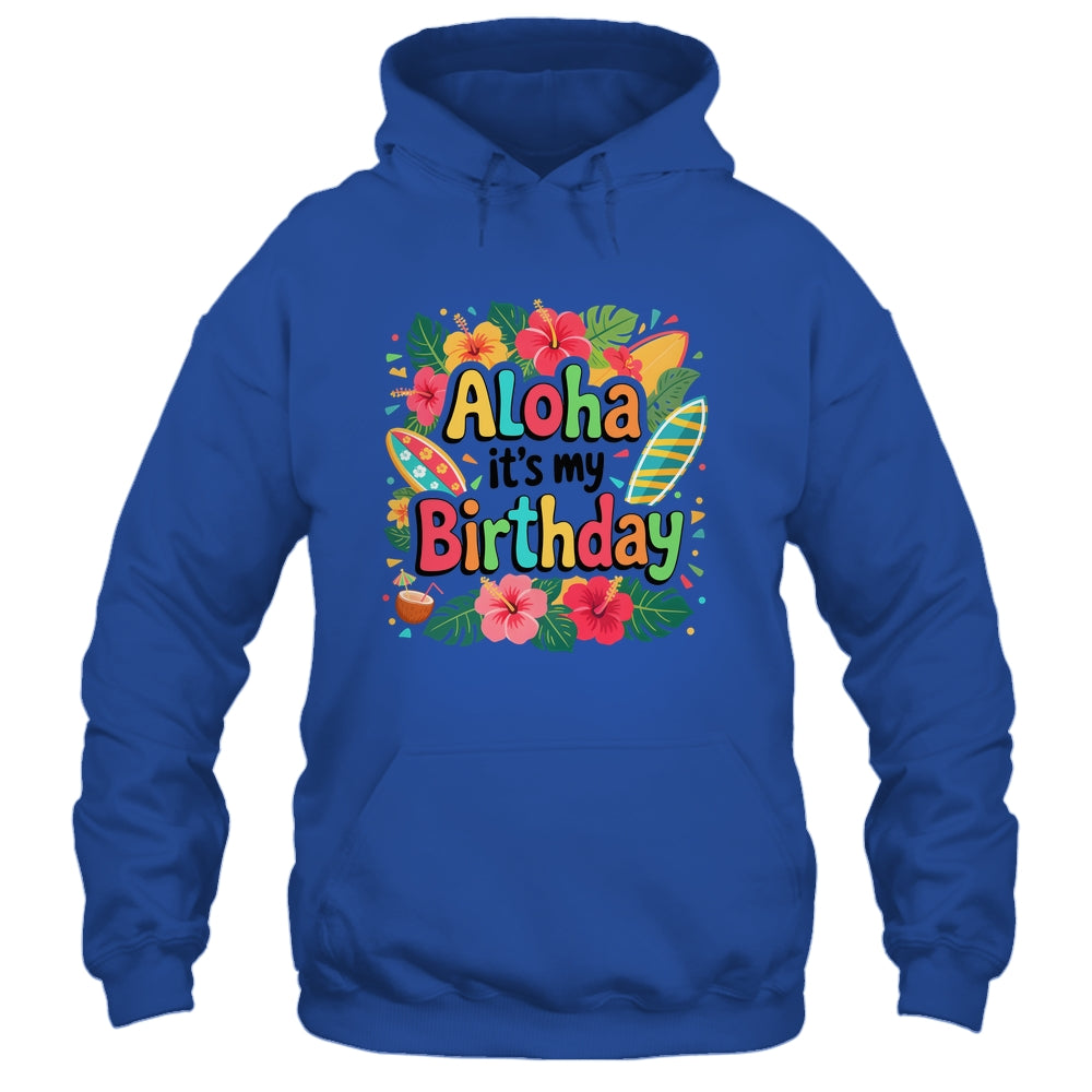 Aloha Its My Birthday Happy Hawaiian Birthday Party Family Shirt & Tank Top | teecentury