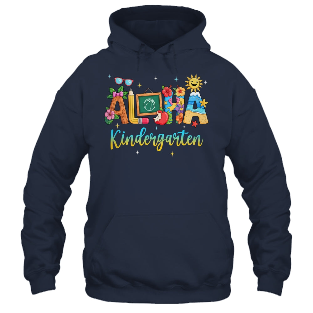 Aloha Kindergarten Teacher Life Summer Vacation School Beach Shirt & Tank Top | teecentury