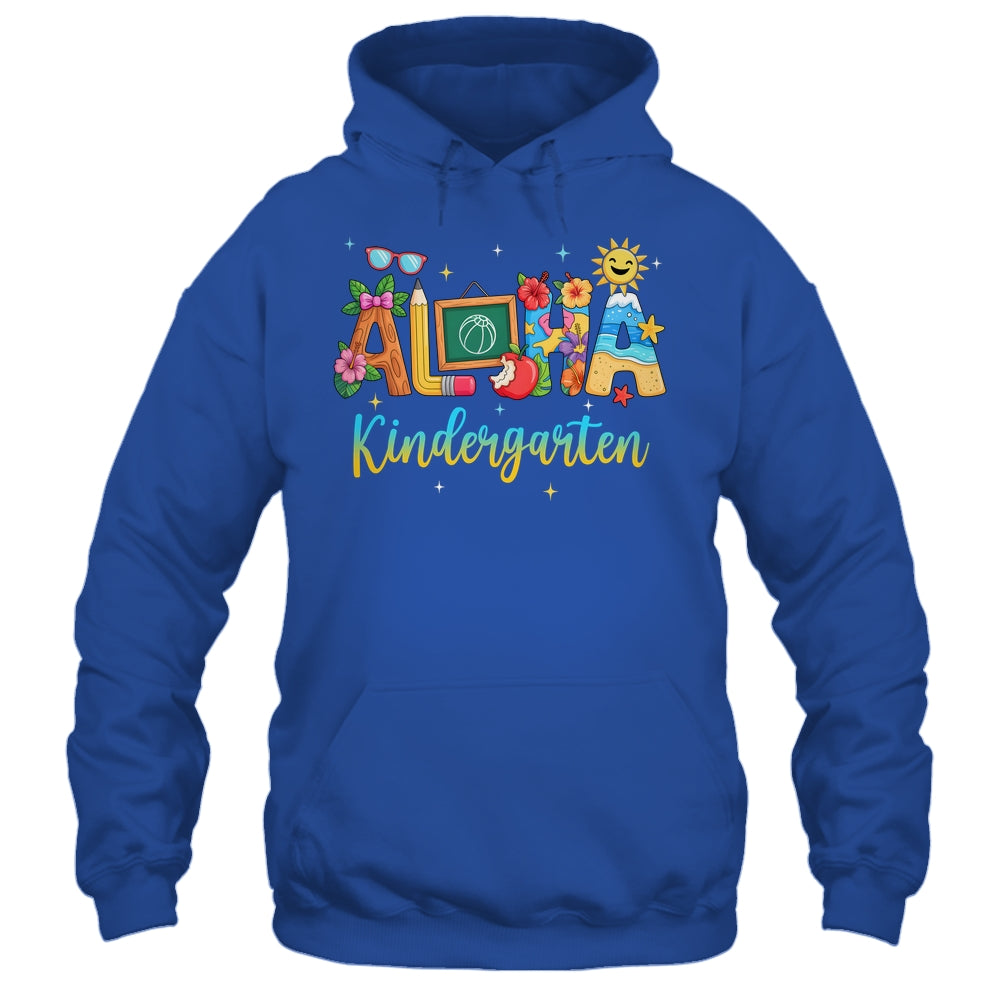 Aloha Kindergarten Teacher Life Summer Vacation School Beach Shirt & Tank Top | teecentury