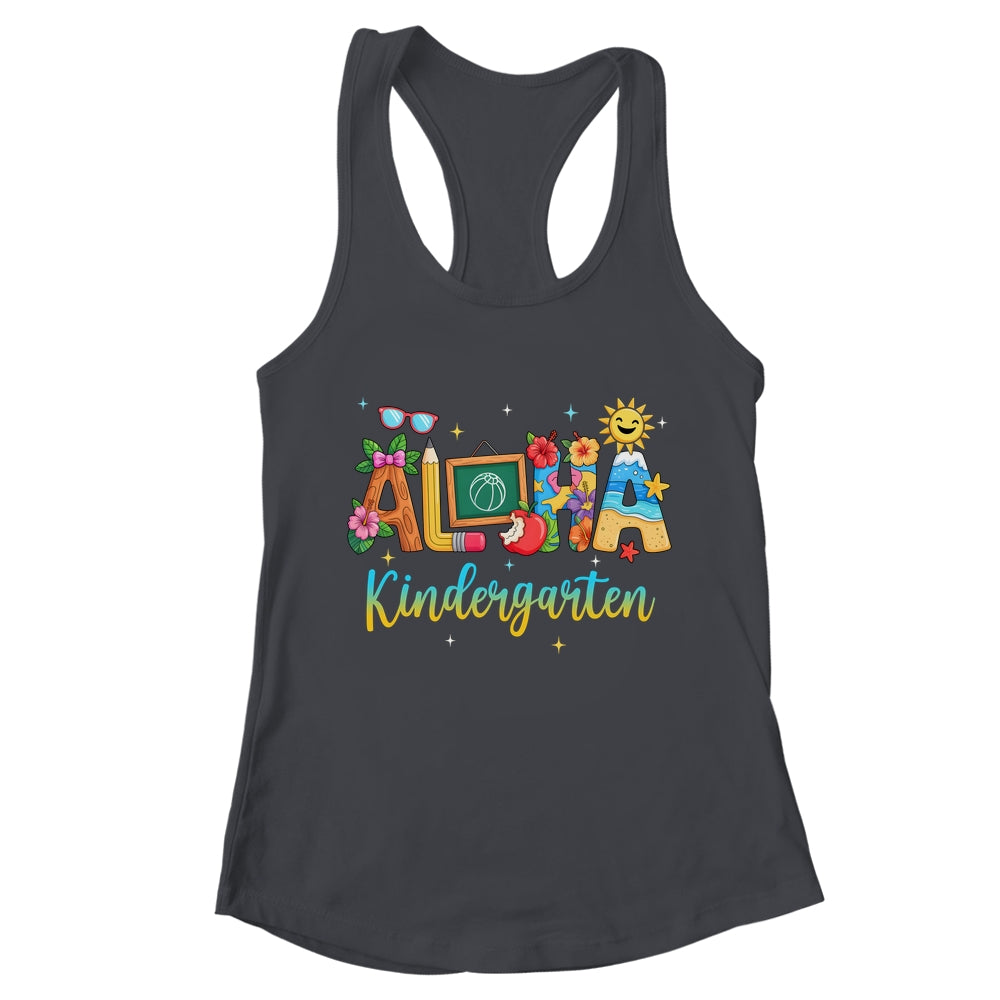 Aloha Kindergarten Teacher Life Summer Vacation School Beach Shirt & Tank Top | teecentury