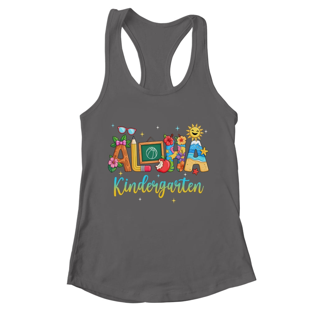 Aloha Kindergarten Teacher Life Summer Vacation School Beach Shirt & Tank Top | teecentury