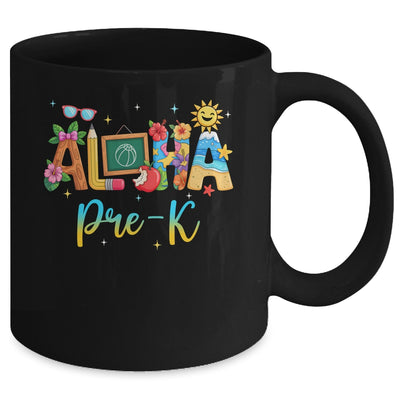 Aloha PreSchool Beach Teacher Life Summer Vacation School Beach Mug | teecentury
