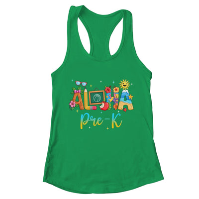 Aloha PreSchool Beach Teacher Life Summer Vacation School Beach Shirt & Tank Top | teecentury