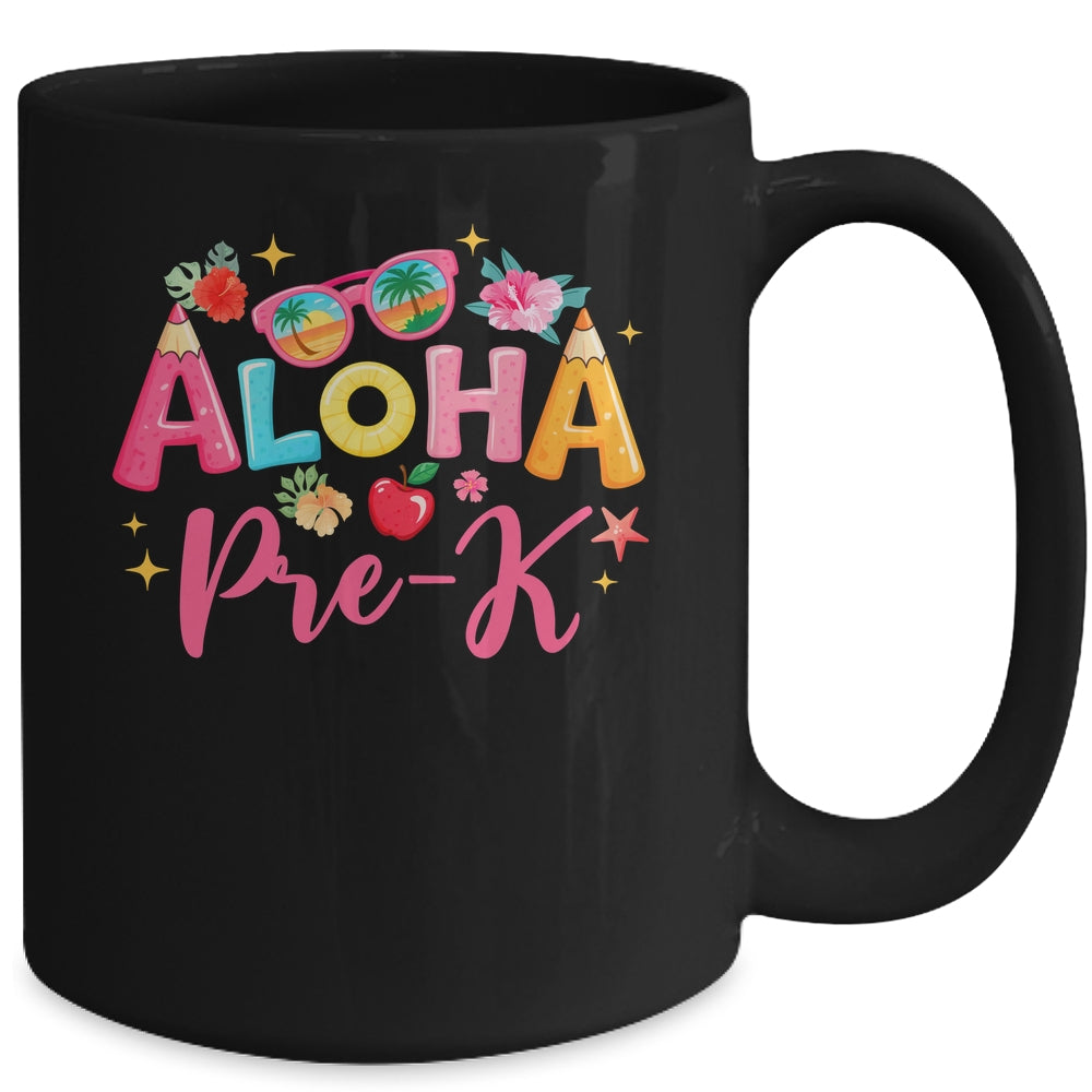Aloha Preschool Summer Vacation Beach Teacher Pre-k School Mug | teecentury