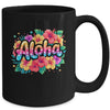 Aloha Tropical Flowers Summer Vacation Hawaii Beach 2025 Mug | teecentury