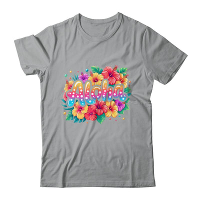 Aloha Tropical Flowers Summer Vacation Hawaii Beach 2025 Shirt & Tank Top | teecentury