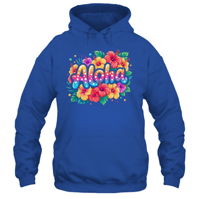 Aloha Tropical Flowers Summer Vacation Hawaii Beach 2025 Shirt & Tank Top | teecentury