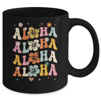 Aloha Women Hawaii Family Vacation Trip Girls Summer Groovy Mug | teecentury