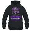 Alzheimer Awareness Tree For Men Women Purple Butterfly Shirt & Hoodie | teecentury