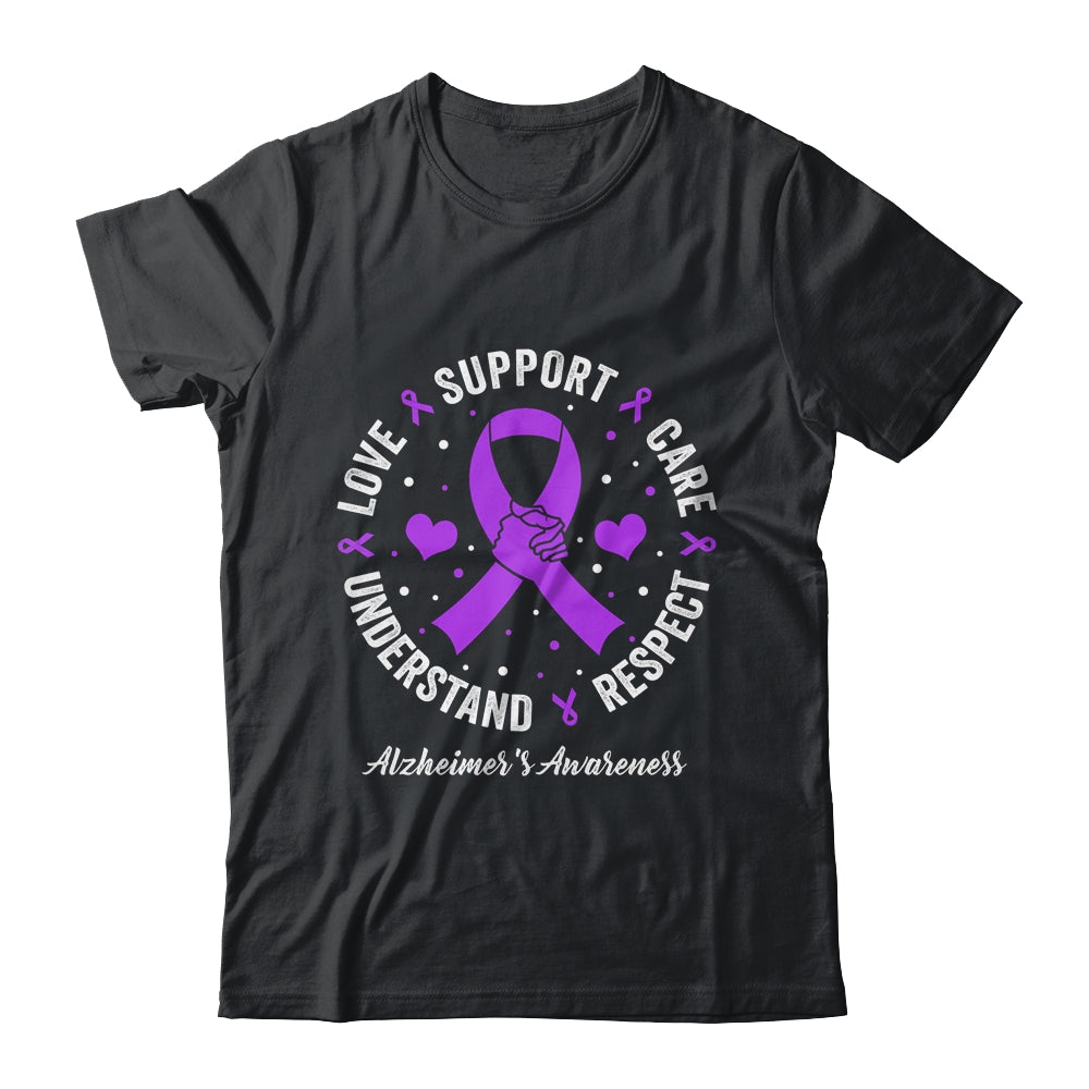 Alzheimer's Awareness  ALZ Love Support Alzheimer's Shirt & Hoodie | teecentury