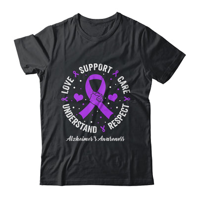 Alzheimer's Awareness  ALZ Love Support Alzheimer's Shirt & Hoodie | teecentury