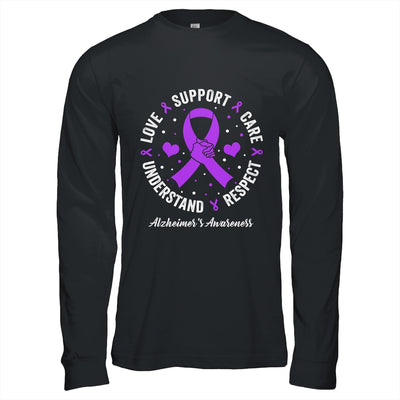 Alzheimer's Awareness  ALZ Love Support Alzheimer's Shirt & Hoodie | teecentury